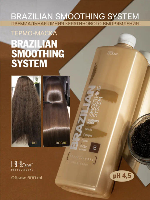 Шаг 2 Brazilian Smoothing System Thermo Mask - Bbone фото 2