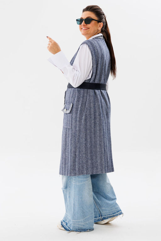 Жилет ANELLI 1366 цвет бури  фото 4