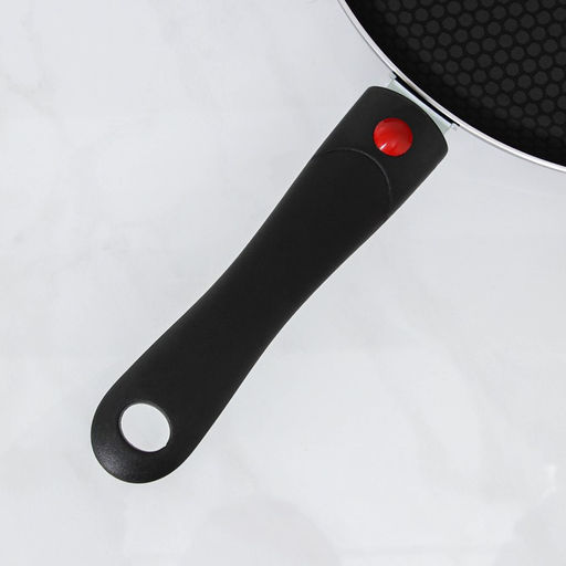 Сковорода Forever, d=28 см, съёмная ручка, стеклянная крышка, антипригарное покрытие, алюминий, тёмно-серая