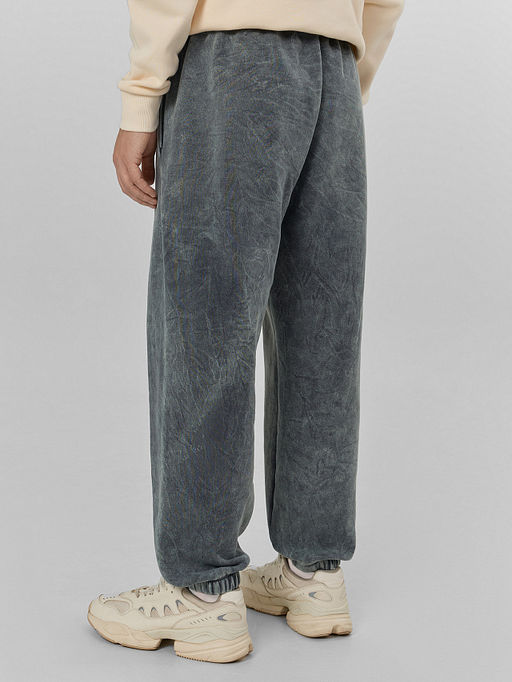 Брюки джоггеры мужские серые с обработкой эйсид - Mark formelle фото 3