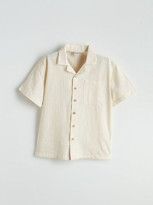 Keten Kar???ml? Erkek ?ocuk G?mlek