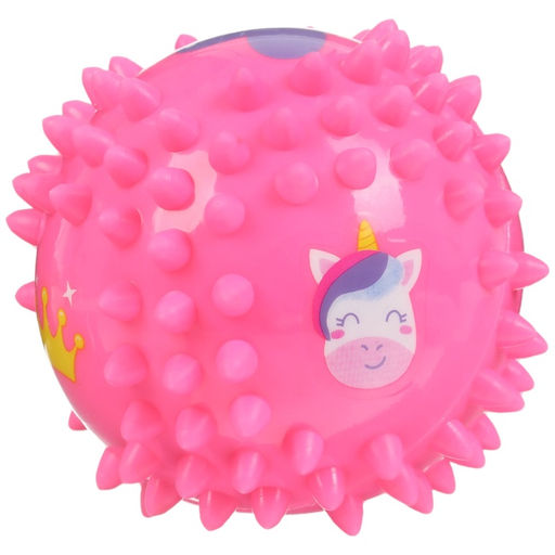 Развивающий тактильный мячик Крошка Я «Принцесса», ø9 см, с пищалкой, от 6 мес.