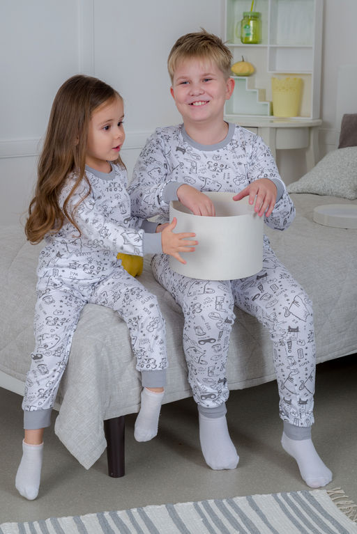 Пижама детская из интерлока пенье Дрёма котик - Амадэль фото 42