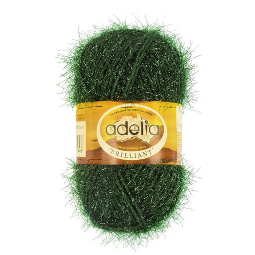 Пряжа ADELIA BRILLIANT 100% полиэстер 10 шт. х 50 г 90 м  5 м
