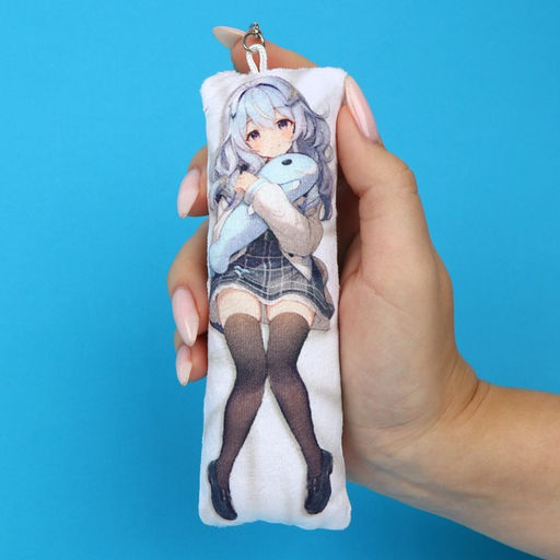 Брелок для ключей дакимакура «Девушка и кит», 18+, 15×5 см
