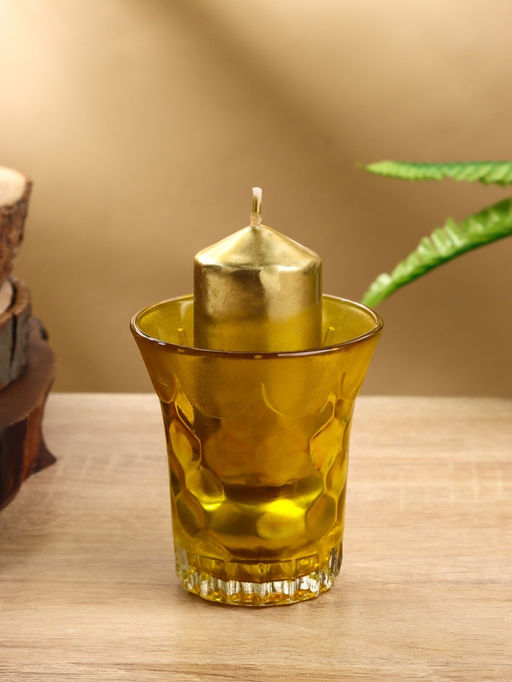 Подсвечник для чайной свечи, 7.5×7.5×8 см, МИКС
