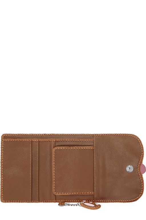 Кошелек с аппликацией ДС-2-185 рыжий - Protege фото 4