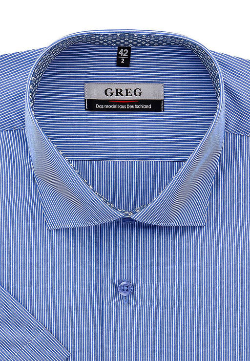 Сорочка мужская короткий рукав GREG 221/109/1017/ZV/1
