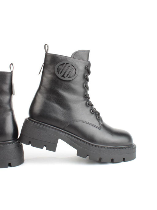 04-M3-1476 BLACK Ботинки зимние женские (натуральная кожа, натуральный мех) - Фабричный китай фото 14