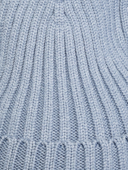 Шапка жен. шерсть+каш+виск LB-A53063 denim - Labbra фото 3