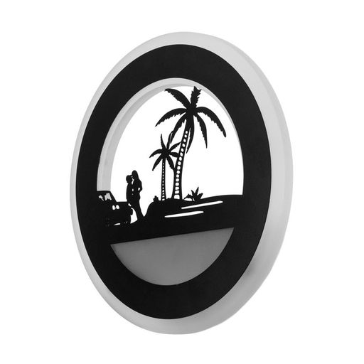 Бра Романтика LED 24 Вт 3000-4000К черный 22?3.8?22 см