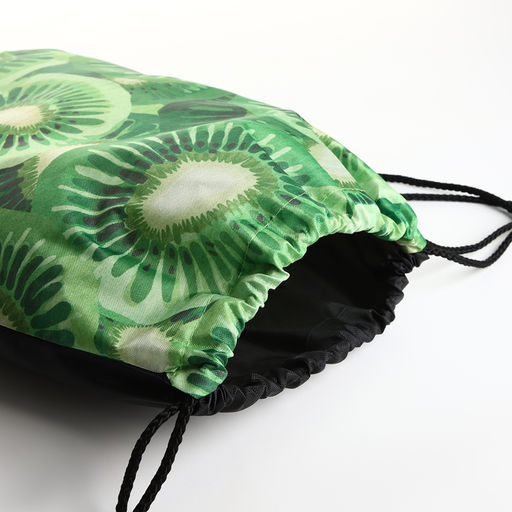 Мешок для обуви Киви, 32*0,5*40 см, отд на шнурке, зеленый - Simaland фото 3