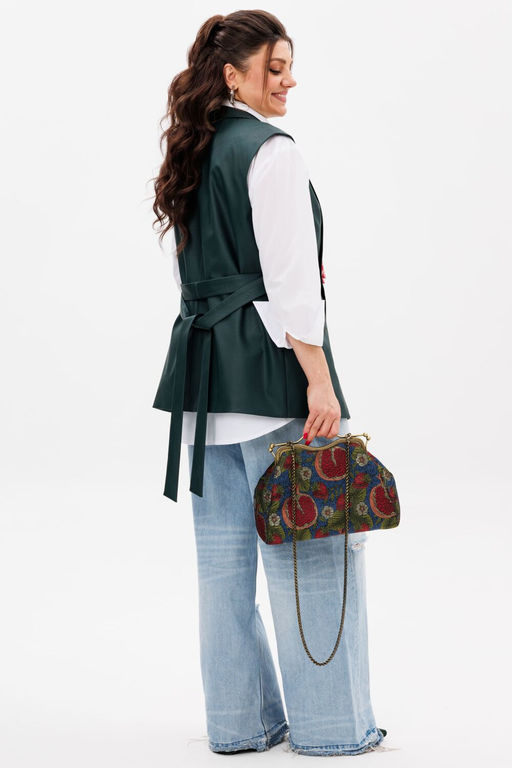 Жилет ANELLI 1502.1 яшмово-зеленый