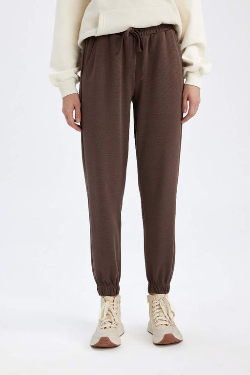 Длинные спортивные штаны для джоггеров стандартного кроя с карманами - Defacto фото 4