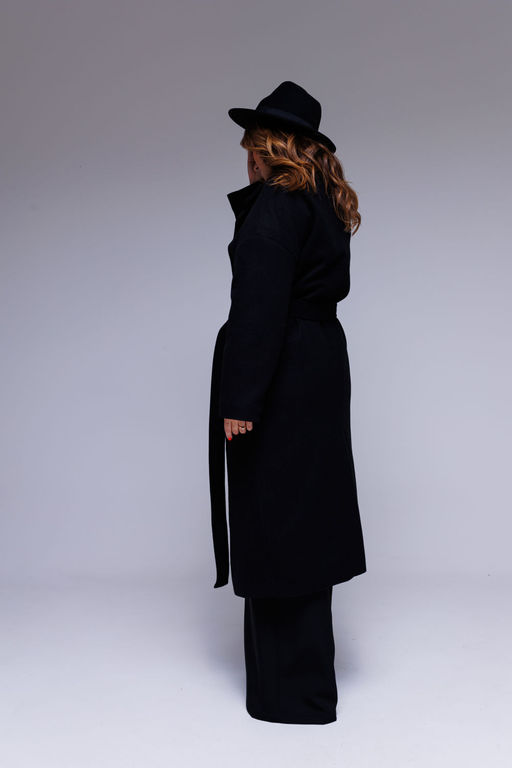 Пальто AURA 7031-164 чёрный  фото 5