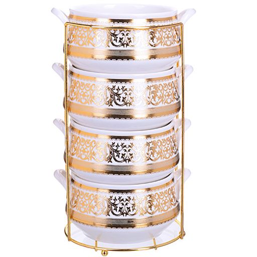 29152 Набор супниц 4пр на подставке 480мл.LR(х12)