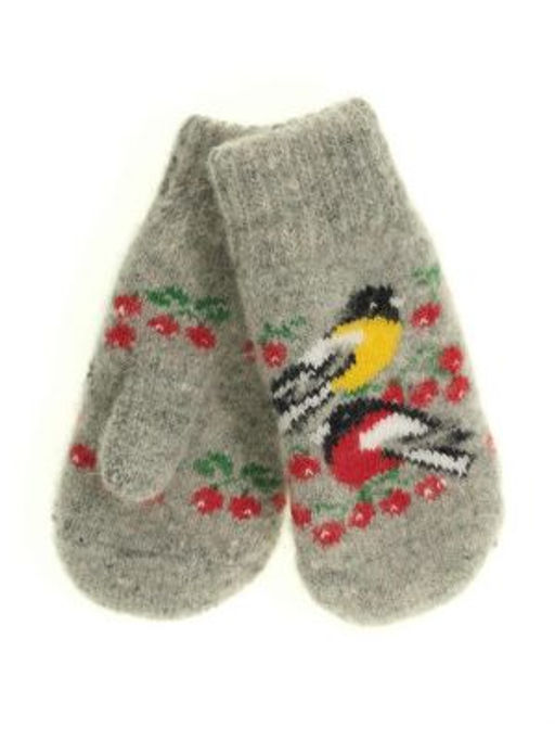 Варежки детские круговые Снегирь и синица 0504-4 - Рассказовские варежки фото 4