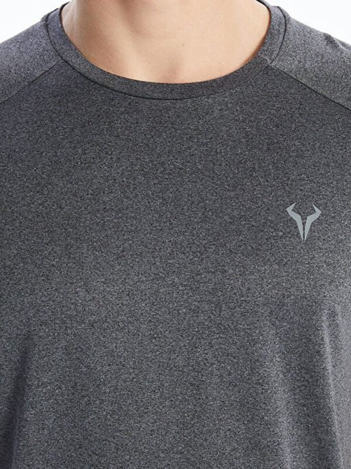 Bisiklet Yaka Erkek Spor Ti??rt