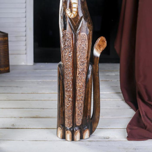 Сувенир «Кошка», 80 см, дерево, МИКС