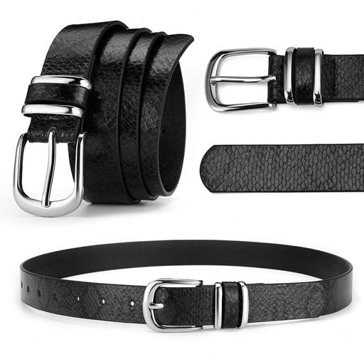 Ремень BL-2404-Black - Ferro фото 2
