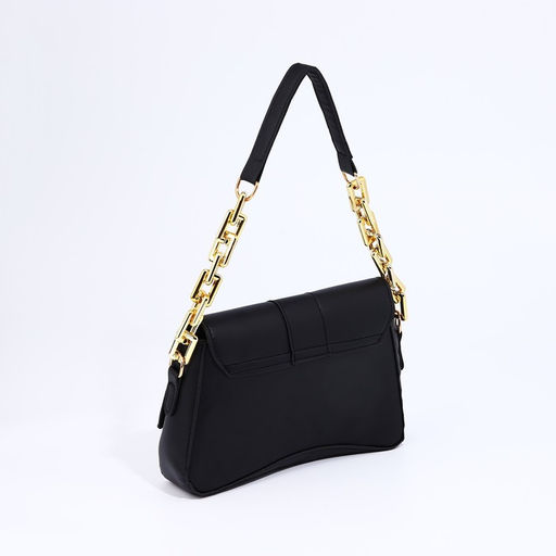 Сумка-мессенджер на магните, цвет чёрный - Simaland фото 4