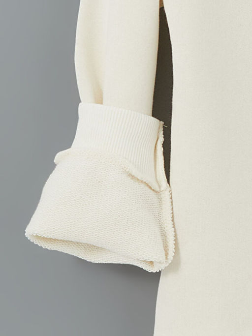 Bisiklet Yaka Uzun Kollu ?i?ekli K?z Bebek Sweatshirt ve Tayt 2li Tak?m - Waikiki фото 3