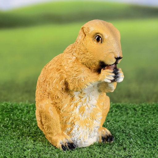 Садовая фигура "Бурундук с орешком" 17см