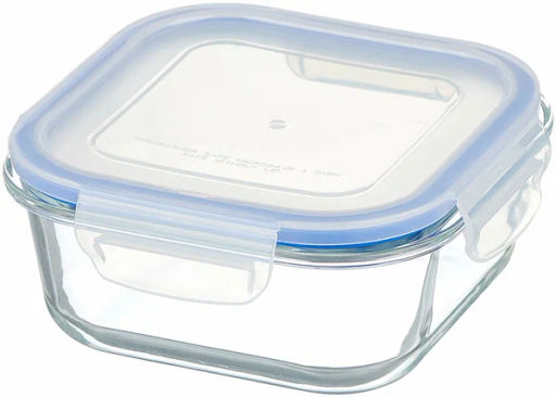 Контейнер из жаропрочного стекла с крышкой из пластика 0.8 л, CRISTALLINO арт.003126 /Mallony/  фото 3