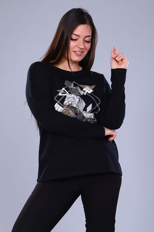 Футболка 55038 с дл.рукавом - Натали фото 24