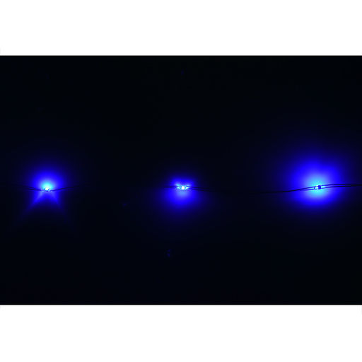 Электрогирлянда светодиодная Роса, 5 м, 50 ламп, синий