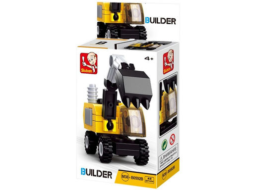 Конструктор SLUBAN 42 дет. "Экскаватор" (М38-В0592B) в коробке