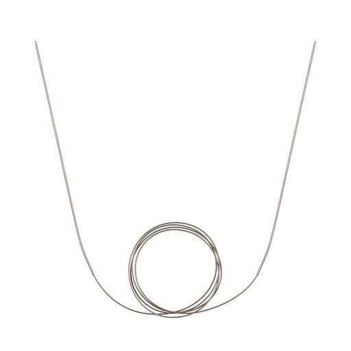 Спицы GAMMA круговые MKN-R сталь d 1.2 мм 100 см 1 шт с металлической леской фото 3