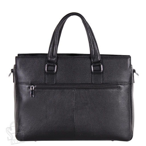 Портфель мужской кожаный 2093BSH black Heanbag