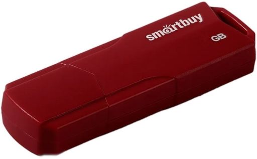 Флеш-накопитель 8Гб "Smartbuy CLUE" Burgundy (SB8GBCLU-BG)