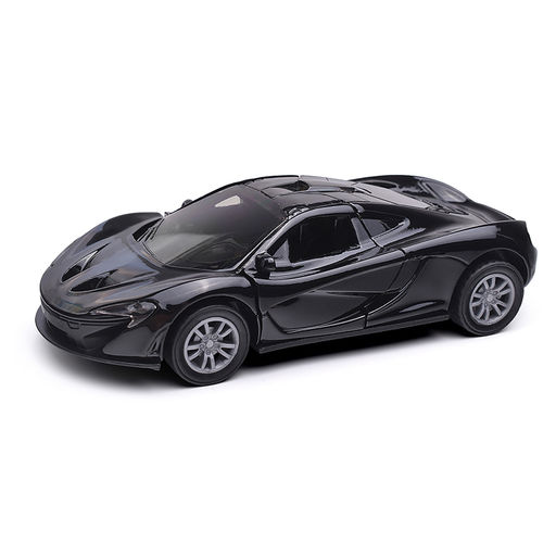 Чёрная инерционная машинка Спорт die-cast,1:32, открывающиеся двери