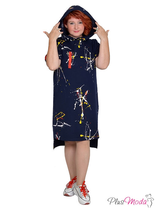 Платье Модель №1305 размеры 44-84 - Plusmoda фото 4