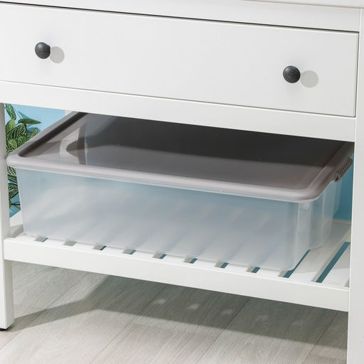 Контейнер для хранения с крышкой Porter, 32 л, 65.9×41.6×17.5 см, прозрачный