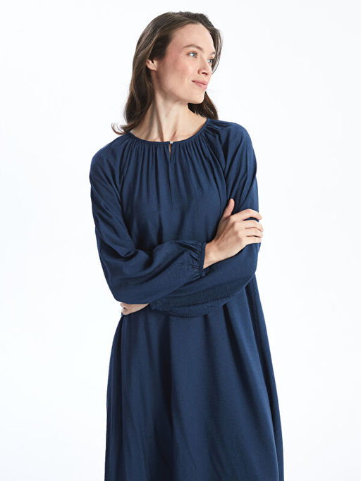 Bisiklet Yaka Kad?n Elbise