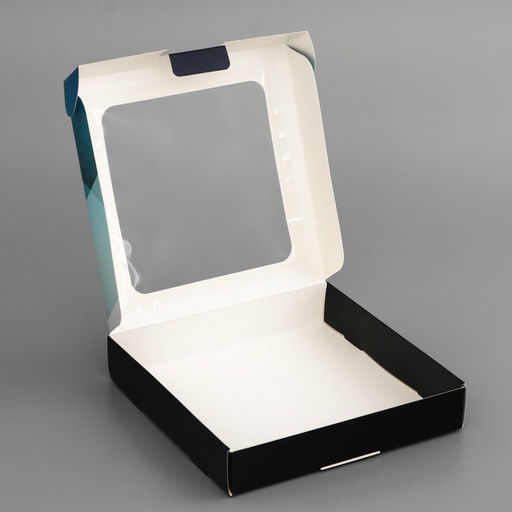 Цена за 5 шт. Коробка подарочная сборная с окном, упаковка, Настоящему мужчине, 16?16?3 см