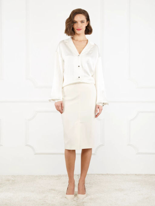 Юбка женская ZZ-WF030302-02 milky