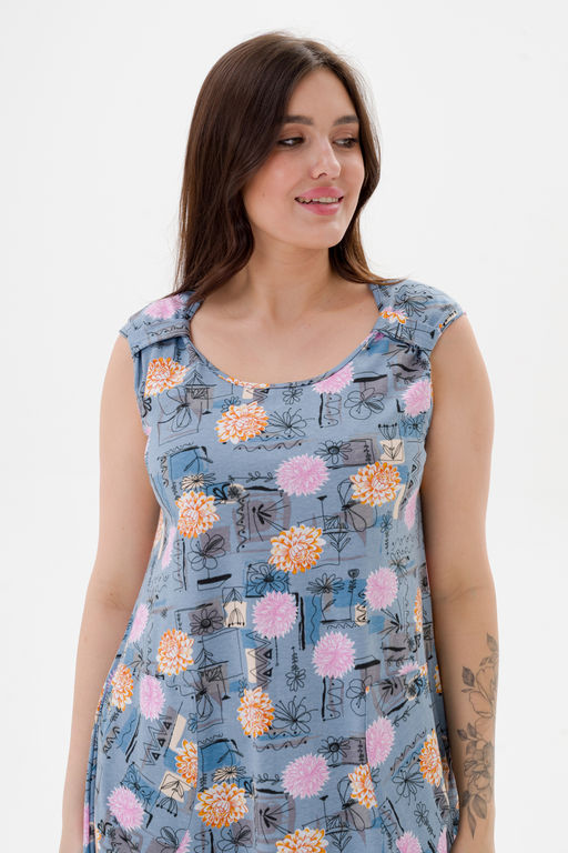 Платье женское из кулирки Кэтрин астра - Амадэль фото 11