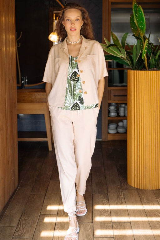 БРЮКИ ЖЕНСКИЕ арт. 3314W-50079.3F-132 - Almando melado фото 4