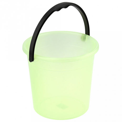Ведро пластмассовое 3л, д18,5см, h17,5см, пищевое, полипропилен, цветной прозрачный (Россия) - Домашняя мода фото 4
