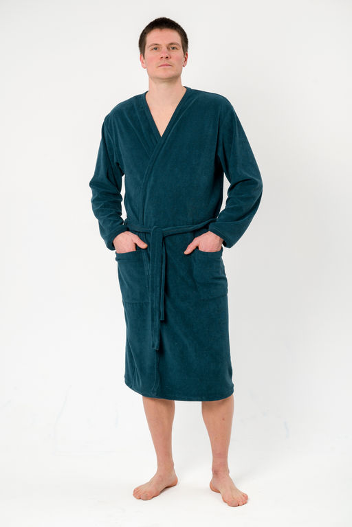 Халат мужской из махры Ренат изумруд макси - Амадэль фото 14