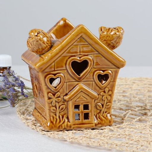 Аромалампа Домик 12 см / 1800 /уп 72/ (Белый) - Галеонтрейд фото 5