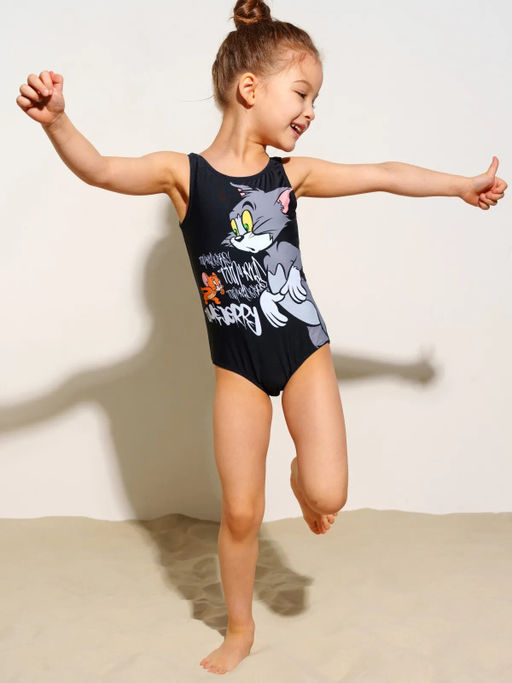 12442072 Купальник трикотажный для девочек - Playtoday фото 2