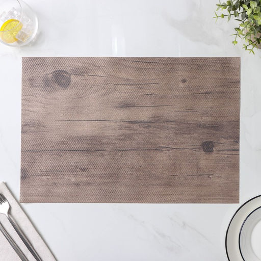 Набор салфеток сервировочных Доляна Дерево, 4 шт, 4530 см, цвет коричневый  фото 3