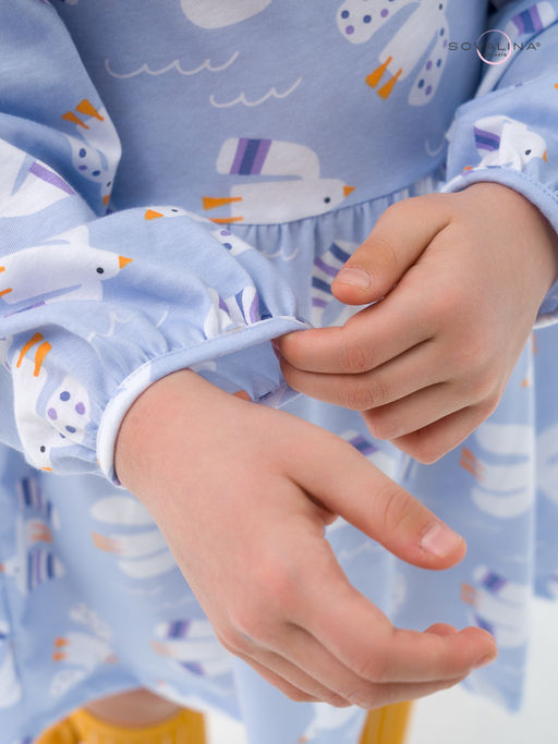 Платье Моана чайки на голубом ВБ - Sovalina фото 12