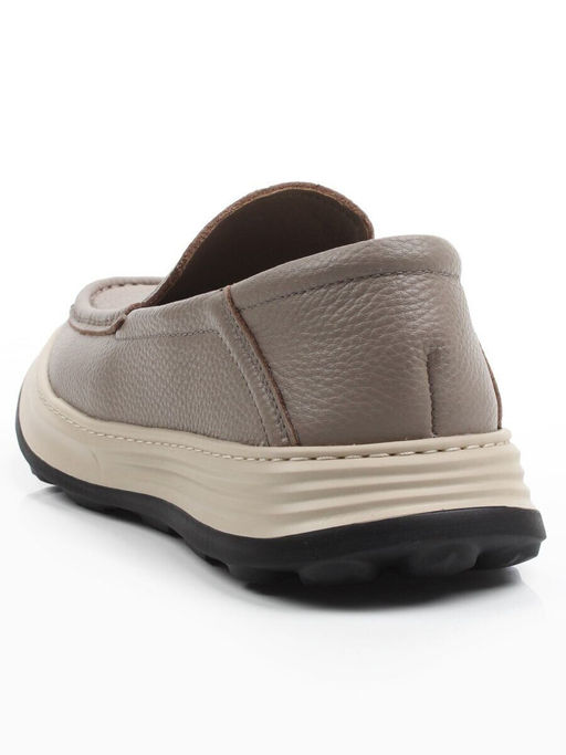 05-2302 GRAY/BEIGE Туфли мужские (натуральная кожа)
