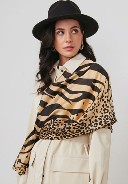 Большой, мягкий, тонкий и очень нежный двусторонний палантин - Tantino фото 9